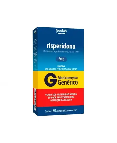 Risperidona 2Mg 30Cpr Rev (C1) - Geolab