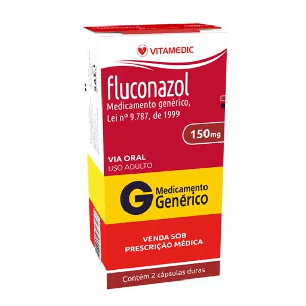 Fluconazol 150Mg 2Caps - Vitamedic - 7898049796168