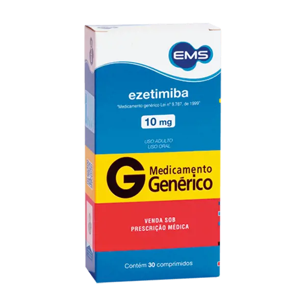 Ezetimiba 10Mg 30Cpr - Ems Generico - 7896004746937