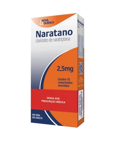 Naratano 2,5Mg 10Cpr Rev - Multilab - 7895296449793