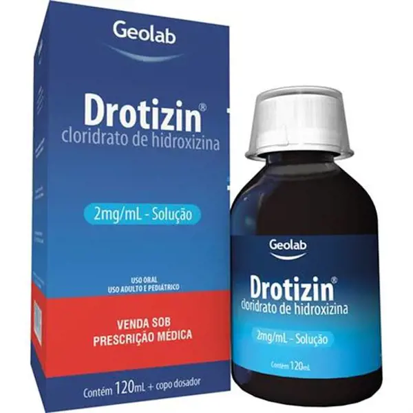 Drotizin 2Mg/Ml Sol Oral 120Ml+Copo - Geolab - 7899095235717