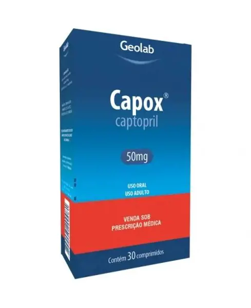 Capox 50Mg 30Cpr - Geolab - 7899095262942