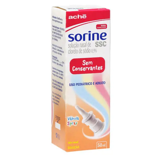 Sorine Ssc Sol Nasal 50Ml - Ache Mip - 7896658020315