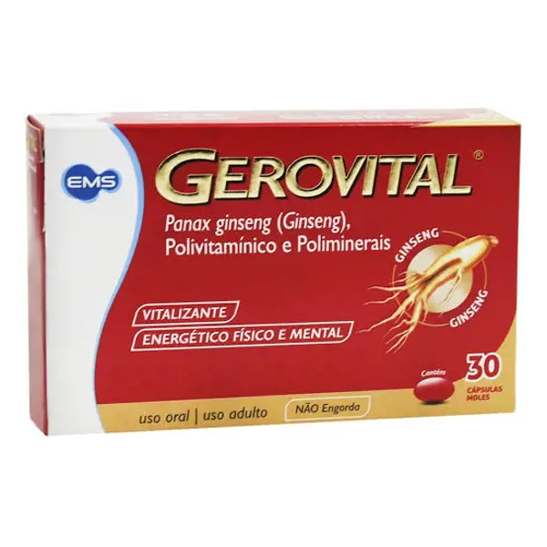 Gerovital 30Caps Gel - Ems Marcas - 7896004770185