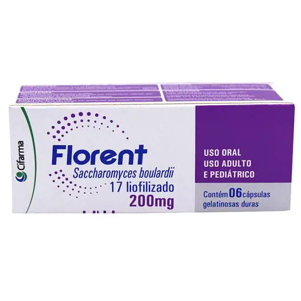 Florent 200Mg 6Caps - Cifarma Gen-Similar - 7898495608770