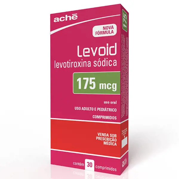 Levoid 175Mcg 30Cpr (L) - Ache - 7896658003394