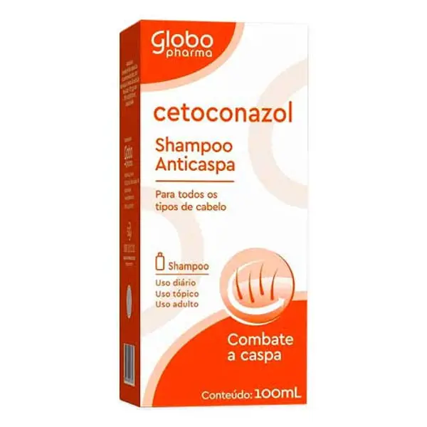 Cetoconazol Shampoo 100Ml - Globo - 7899620913707