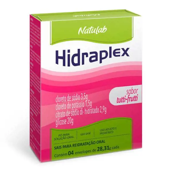 Hidraplex Po Tutti-Fruti 27,9G 4Env - Natulab - 7898133137396