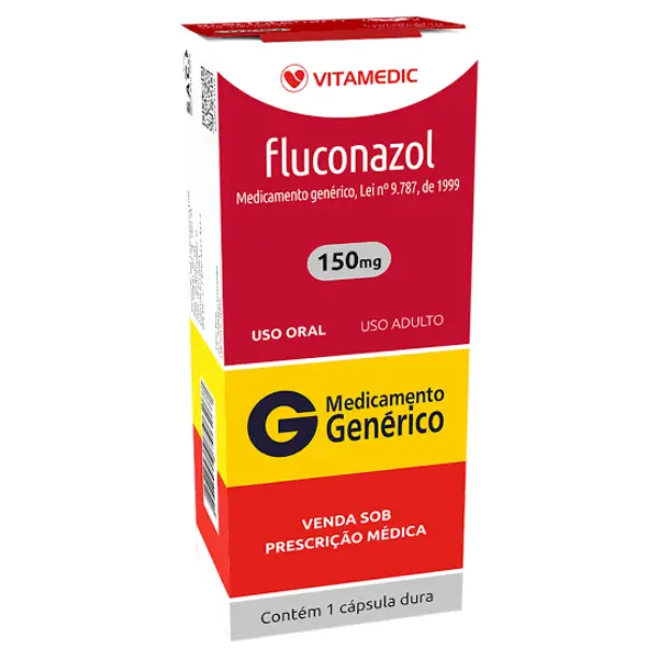 Fluconazol 150Mg 1Cap Dura - Vitamedic - 7898049796151