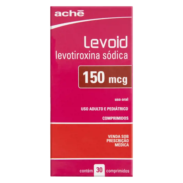 Levoid 150Mcg 30Cpr (L) - Ache - 7896658008887