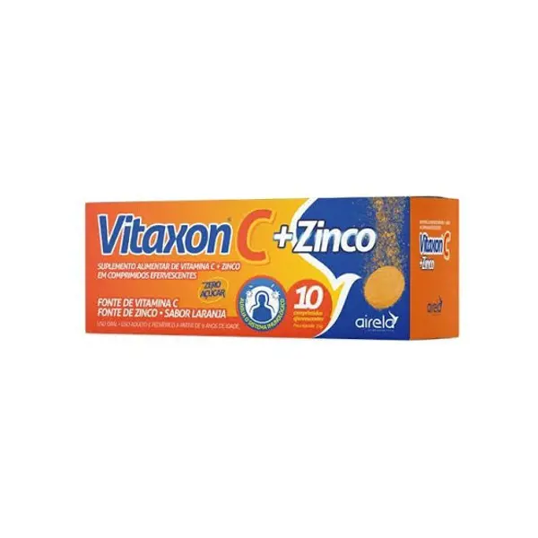 Vitaxon C + Zinco 10Cpr Eferv - Airela - 7894164006007