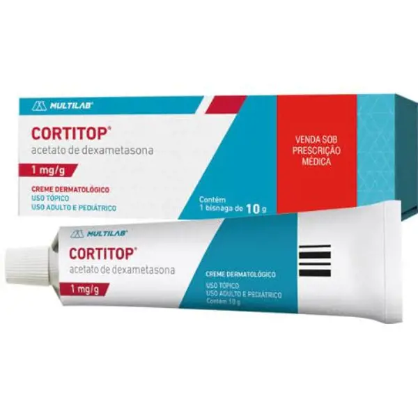 Cortitop 1Mg Cr Derm 10G - Multilab - 7896004782560