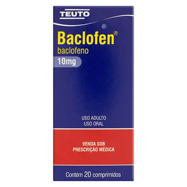 Baclofen 10Mg 20Cpr - Teuto - 7896112141693