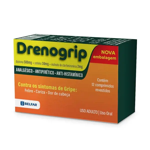 Drenogrip 12Cpr Rev - Belfar - 7897917002660