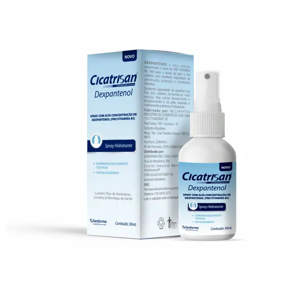 Cicatrisan Dexpantenol Spray 30Ml - Sanfarma - 7898108641651