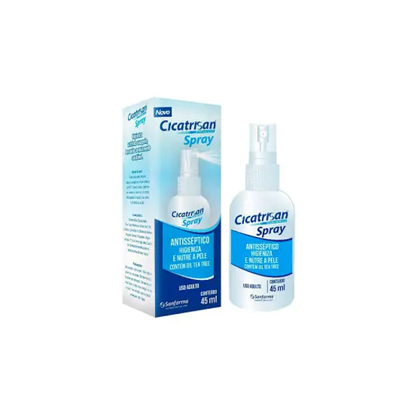 Curativo Cicatrisan Antisseptico 45Ml - Sanfarma - 7898108640814