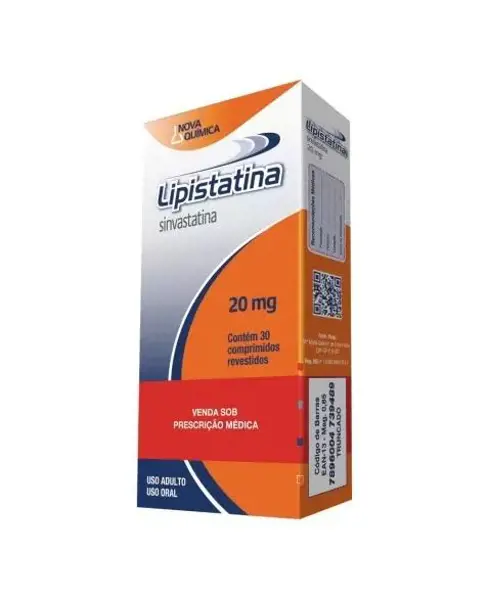 Lipistatina 20Mg 30Cpr Rev - Multilab - 7896004739489