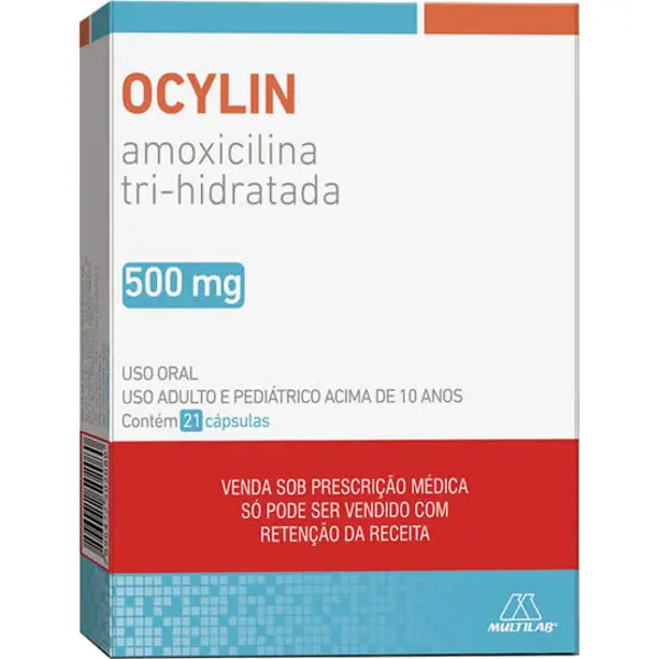 Ocylin 500Mg 21Caps (Ac) - Multilab - 7896004785622