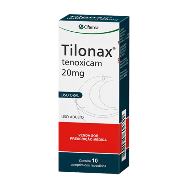 Tilonax 20Mg 10Cpr Rev - Cifarma Etico - 7898495602822