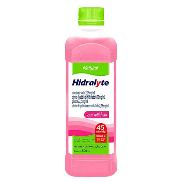 Hidralyte 45 Tutti-Frutti 500Ml - Natulab - 7898133139260