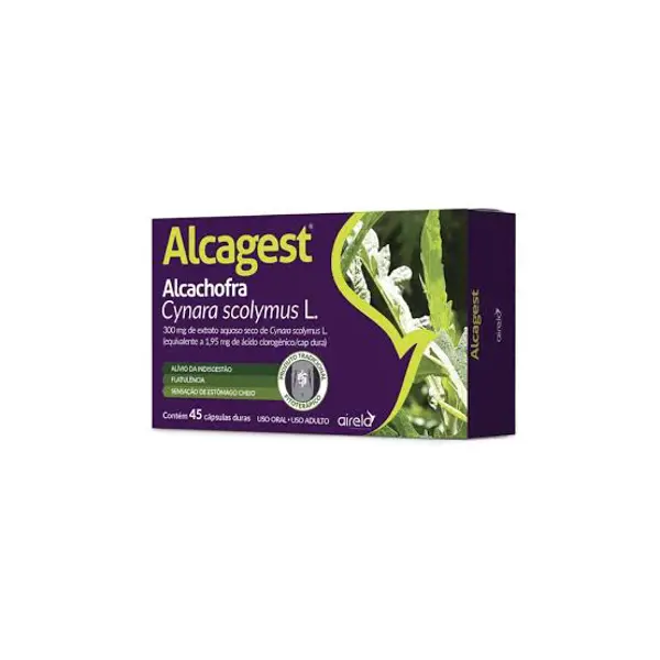 Alcagest 300Mg 45Cpr - Airela - 7894164007516