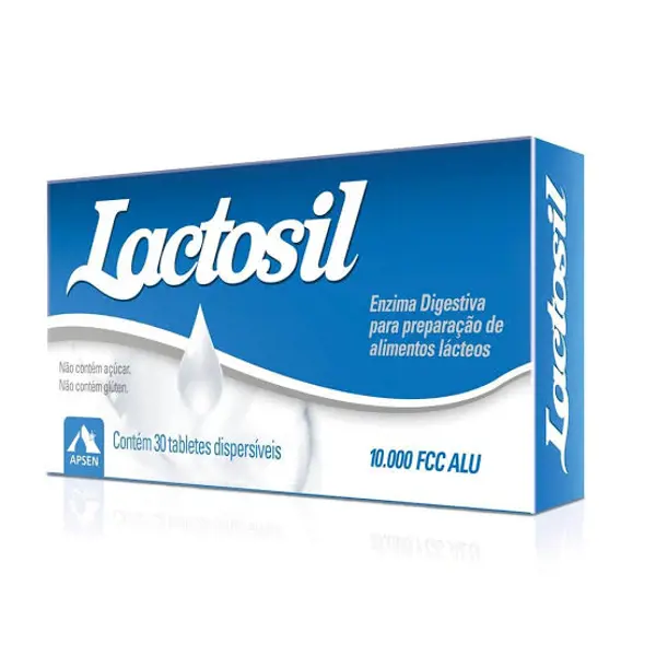 Lactosil 10.000 Fcc Alu 30Tabs - Apsen Farmaceutica S/A - 7896637026802