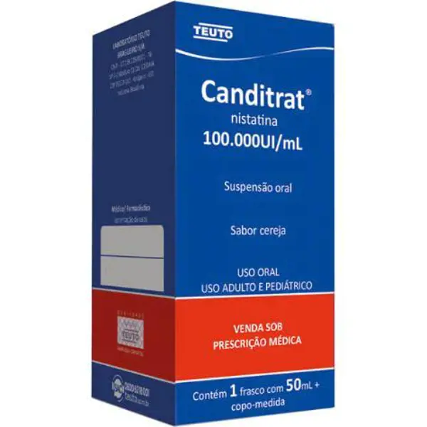 Canditrat 100.000Ui/Ml Susp Oral Fr 50Ml+Copo Med (Ac) - Teuto - 7896112105596