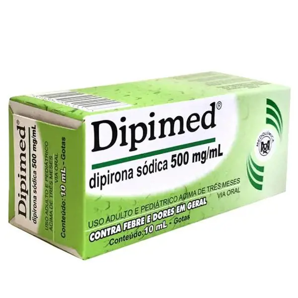 Dipimed 500Mg/Ml Gts 10Ml - Medquimica - 7896862940027