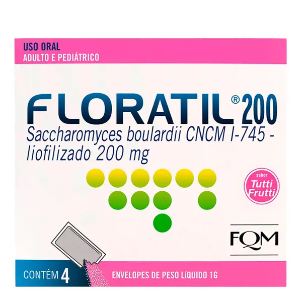 Floratil Po 200Mg/G 4Env 1G - Farmoquimica - 7898040329570