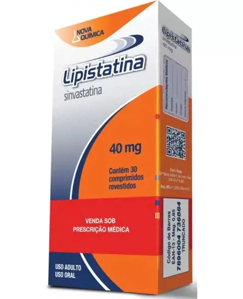 Lipistatina 40Mg 30Cpr Rev - Multilab - 7896004736884