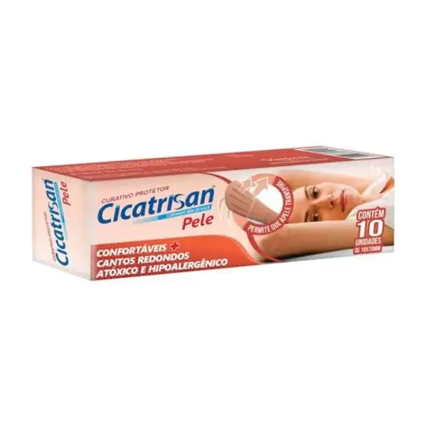 Curativo Cicatrisan 10Un Cor Da Pele - Sanfarma - 7898108640685