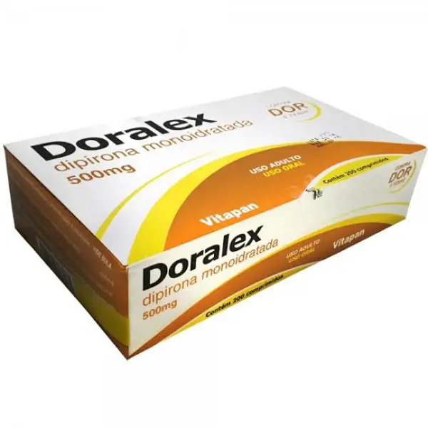 Doralex 500Mg 20Bl 10Cpr - Vitamedic - 7898049793471