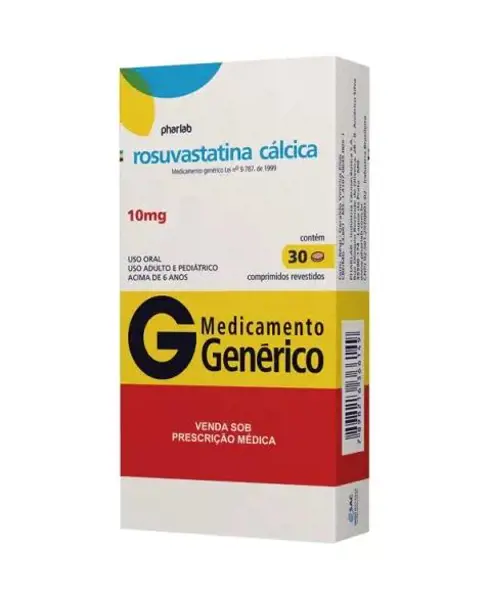 Rosuvastatina 10Mg 30Cpr Rev - Pharlab - 7898216366149