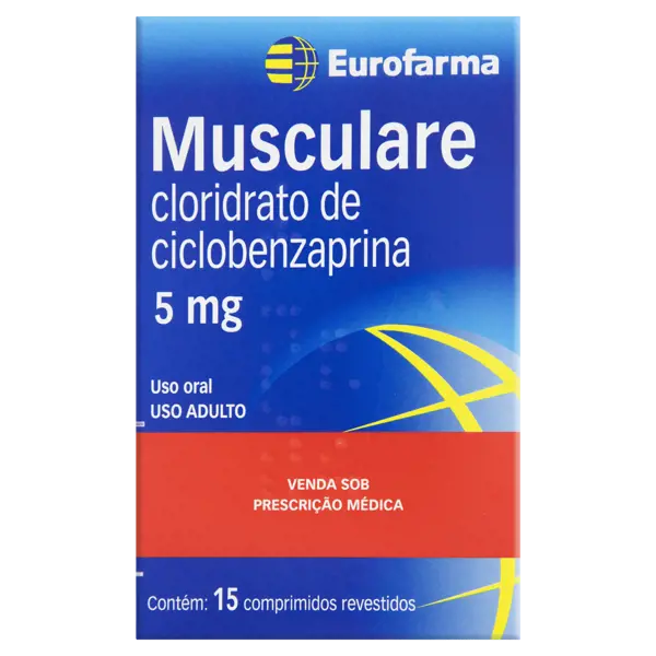 Musculare 5Mg 15Cpr - Eurofarma Etico - 7891317432447