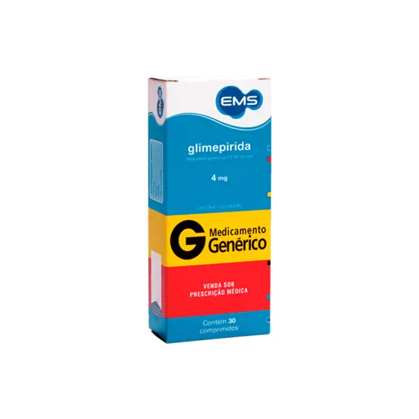 (F/H) Glimepirida 4Mg 30Cpr - Ems Generico