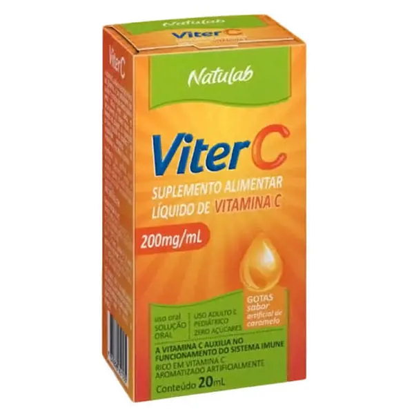 Viter C 200Mg/Ml Gts 20Ml - Naturelife - 7899898601535