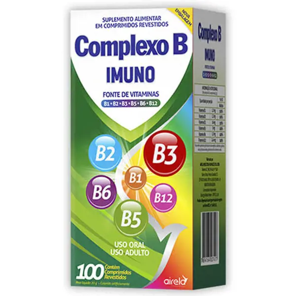 Complexo B 100Cpr - Airela - 7894164007912