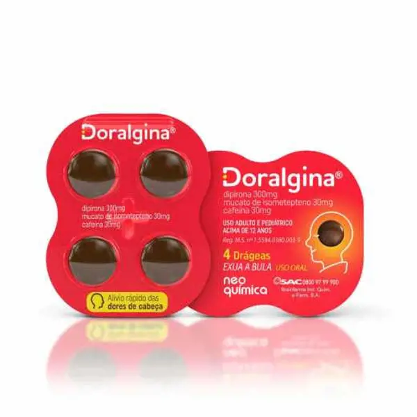 Doralgina 25Bl 4Cpr - Neo Quimica - 7896714291017