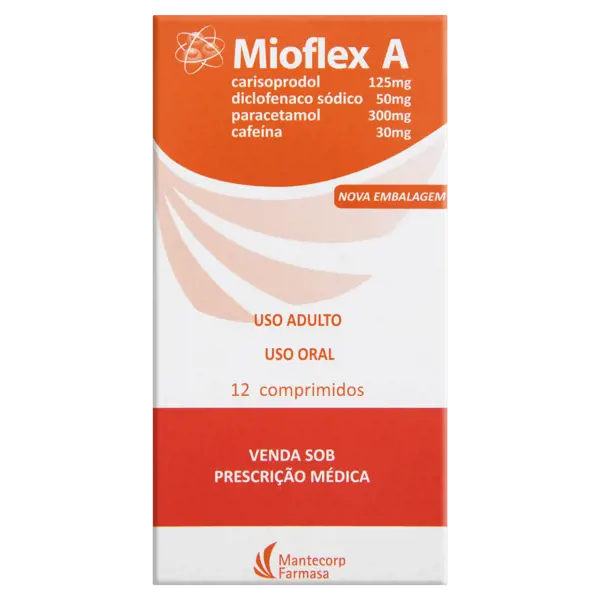 Mioflex A 12Cpr - Hypera - 7897322714462