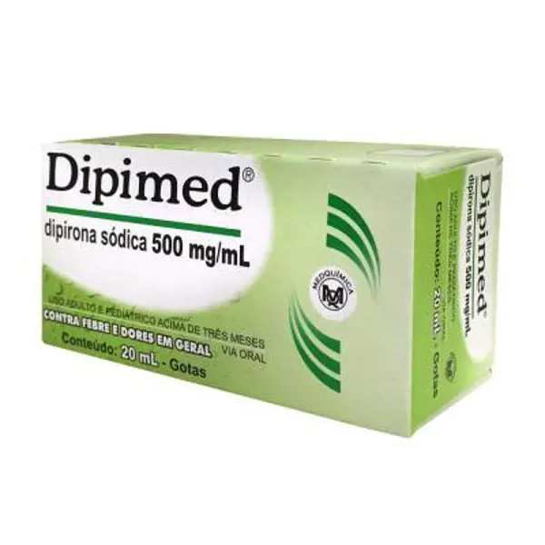 Dipimed 500Mg/Ml Gts 20Ml - Medquimica - 7896862940058