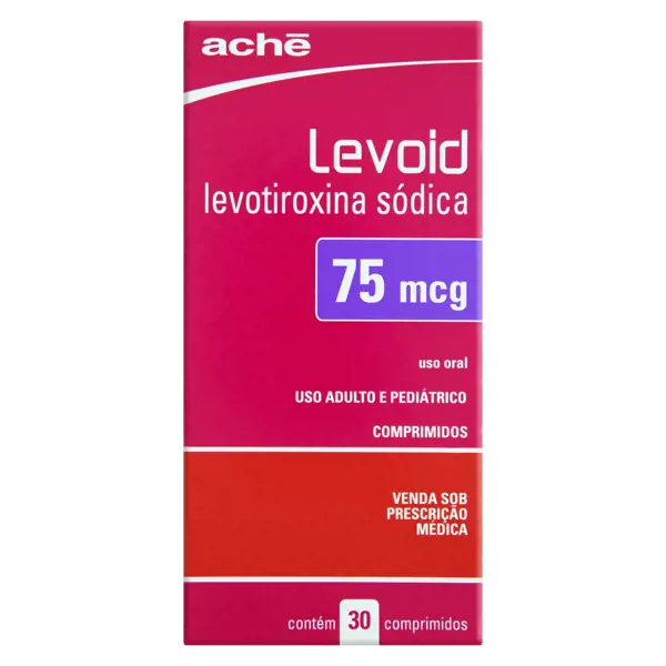 Levoid 75Mcg 30Cpr (L) - Ache - 7896658008788