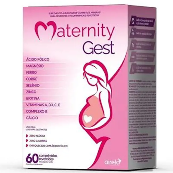 Maternity Gest 60Cpr - Airela - 7894164008469