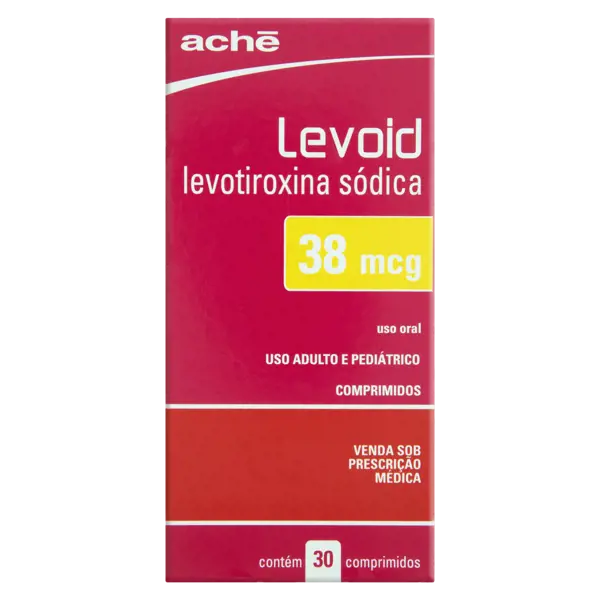 Levoid 38Mcg 30Cpr (L) - Ache - 7896658002076