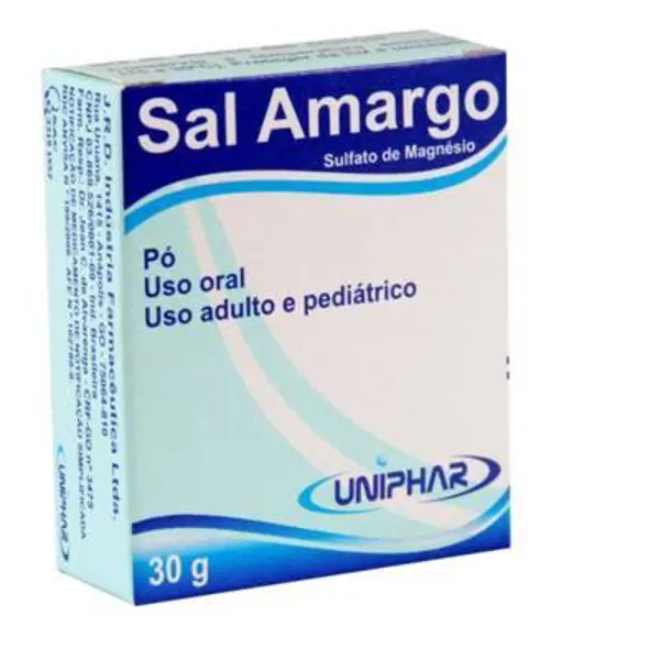 Sal Amargo Uniphar 30G - Uniphar - 7898031311324