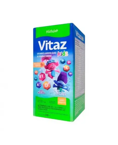 Vitaz Kids Trolls 9+ 240Ml - Natulab - 7899898601955