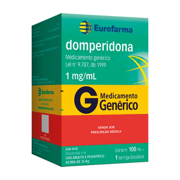 Domperidona 1Mg/Ml Susp 100Ml - Eurofarma Generico - 7891317452971