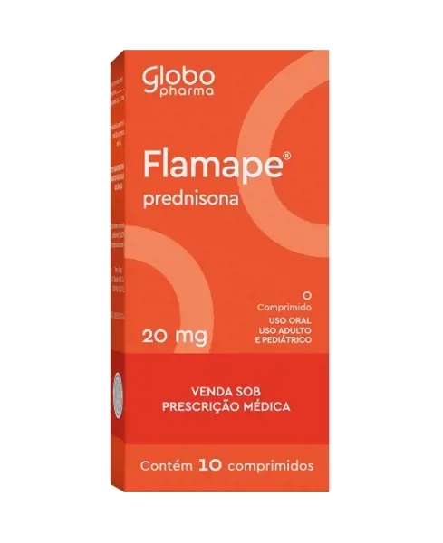 Flamape 20Mg 10Cpr - Globo - 7899620910195