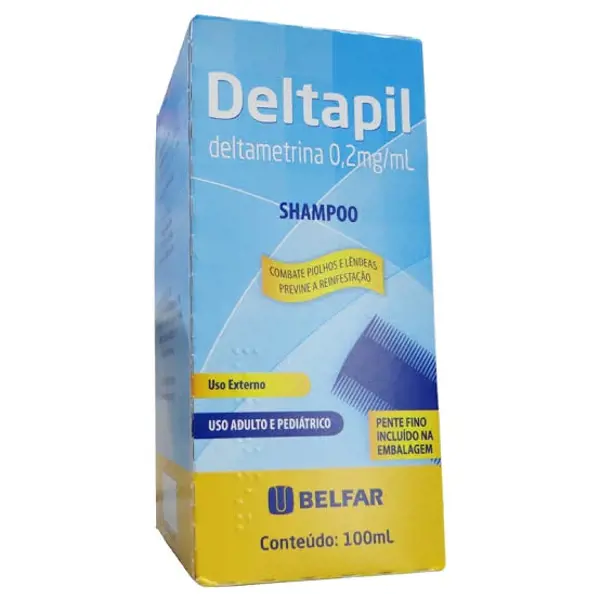 Deltapil 0,2Mg/Ml Shampoo 100Ml - Belfar - 7897917000178