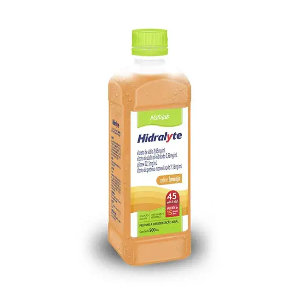 Hidralyte 45 Laranja 500Ml - Natulab - 7898133139277