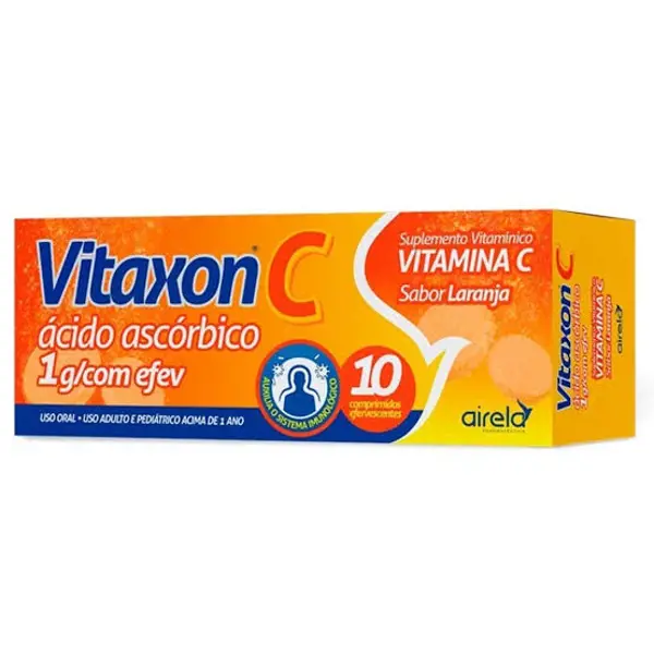 Vitaxon C 1G Laranja 10Cpr Eferv - Airela - 7894164001132